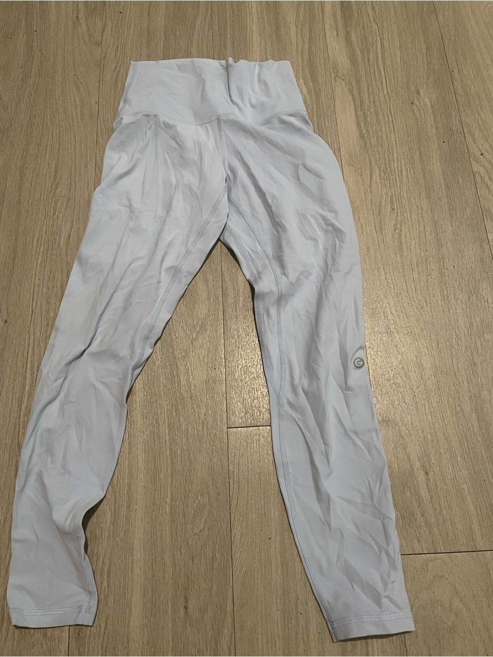 Light Blue High-Waist Active Leggings